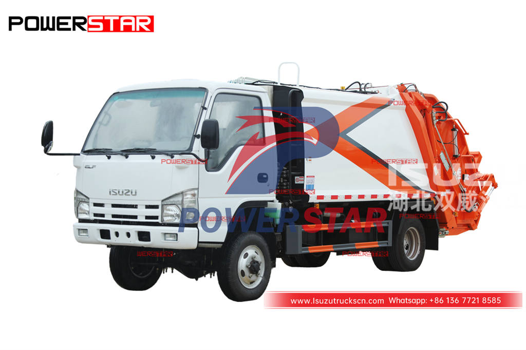 Camion de compression de déchets ISUZU 4 × 4 4WD à vente directe d'usine