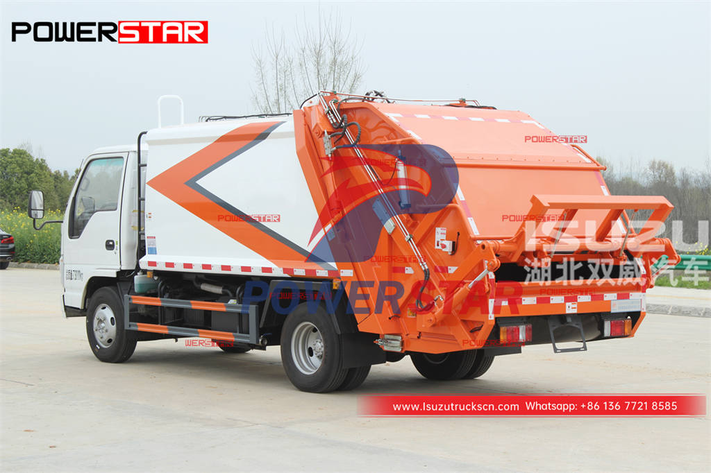 Camion compacteur de déchets ISUZU 4 × 4 économique pour les Philippines