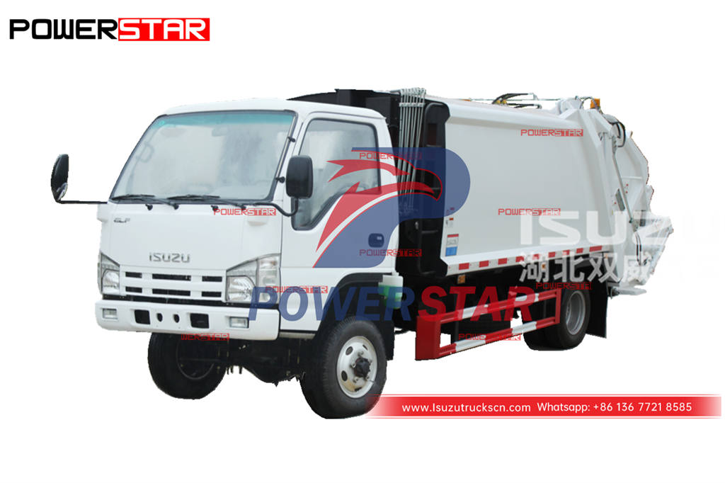 Bon prix ISUZU NKR/ELF 100P 4WD camion compacteur de déchets à vendre