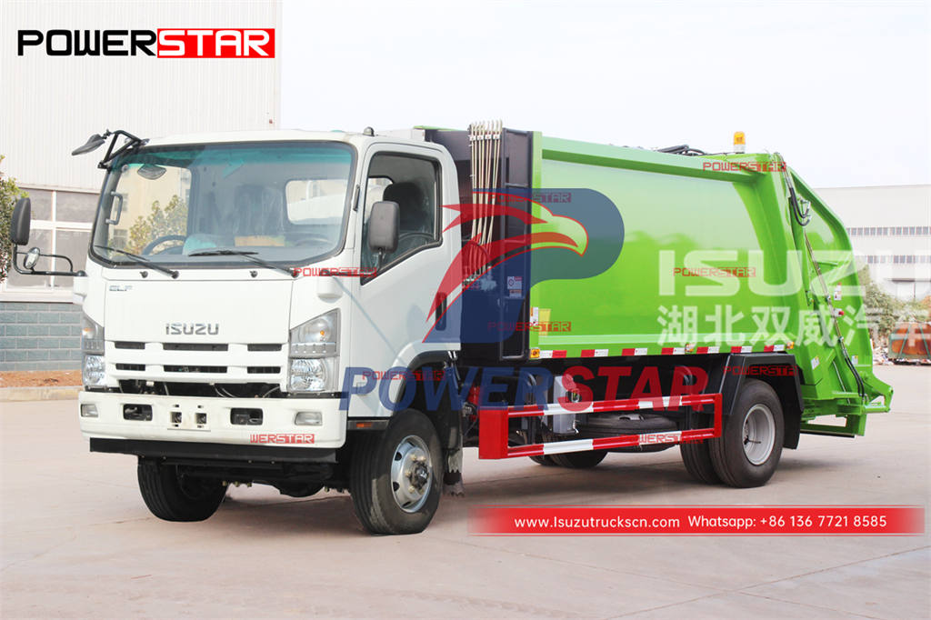 Camion compresseur de déchets ISUZU 4 × 4 190HP à vente chaude au meilleur prix