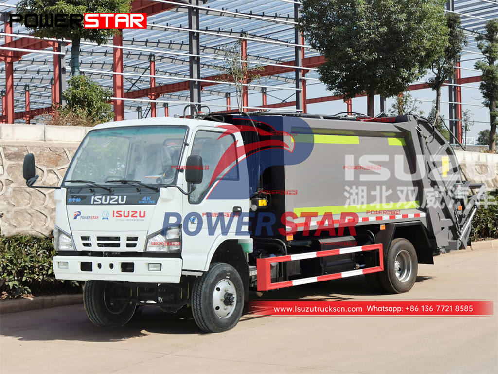 Camion compacteur de déchets ISUZU 600P 4 × 4 à bon prix à vendre