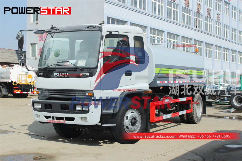 Bon prix ISUZU FTR 4 × 4 12000 litres camion de livraison d'eau potable à vendre