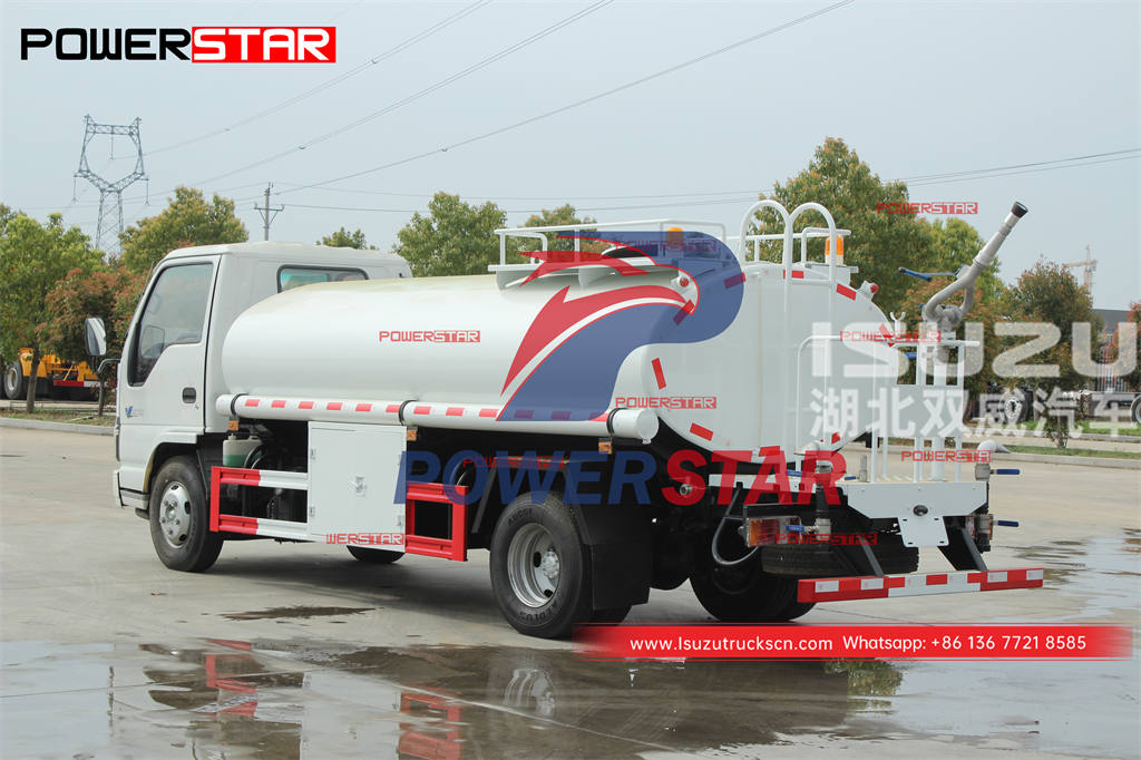Camion citerne d'eau potable tout terrain ISUZU 4×4 sur mesure à prix promotionnel