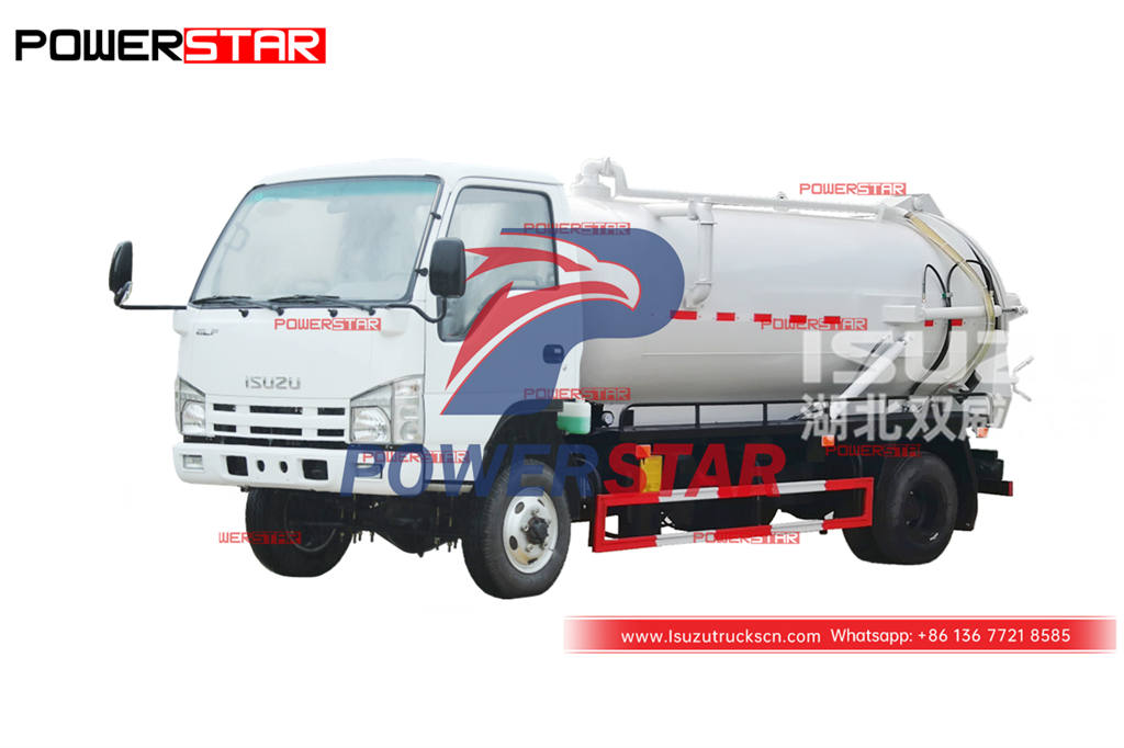 ISUZU 4 × 4 petit camion d'égout sous vide au meilleur prix