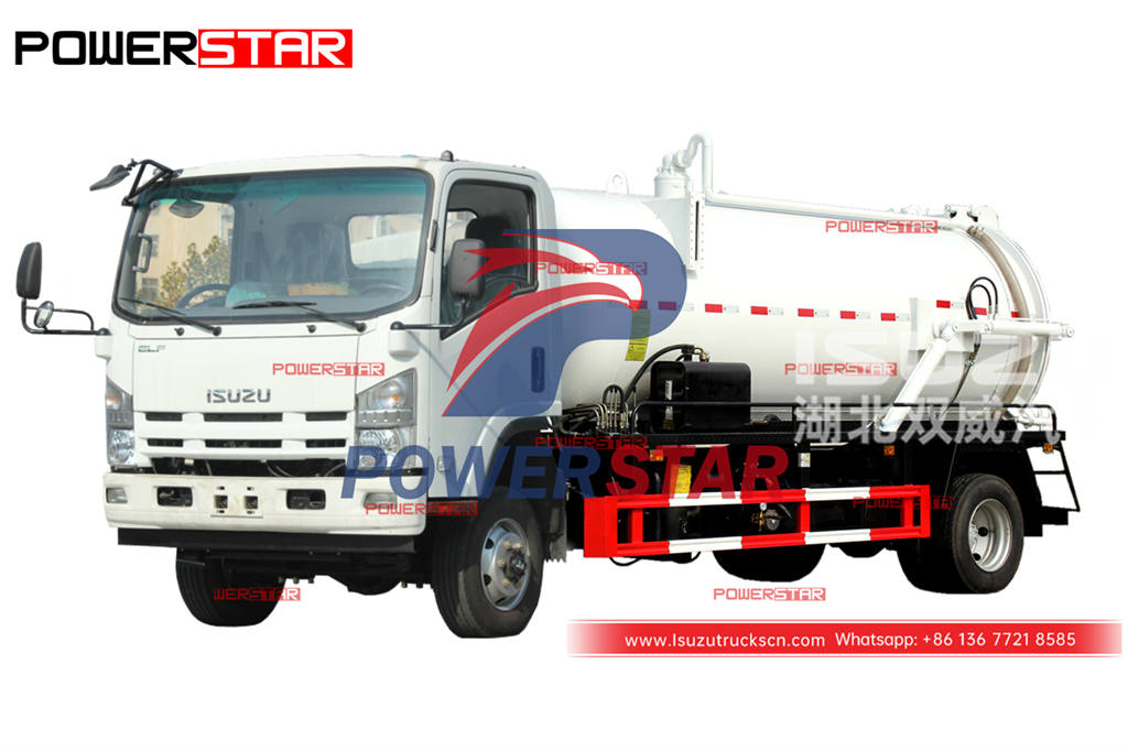 Meilleur prix ISUZU 700P 4 × 4 camion nettoyeur d'égouts tout-terrain à vendre