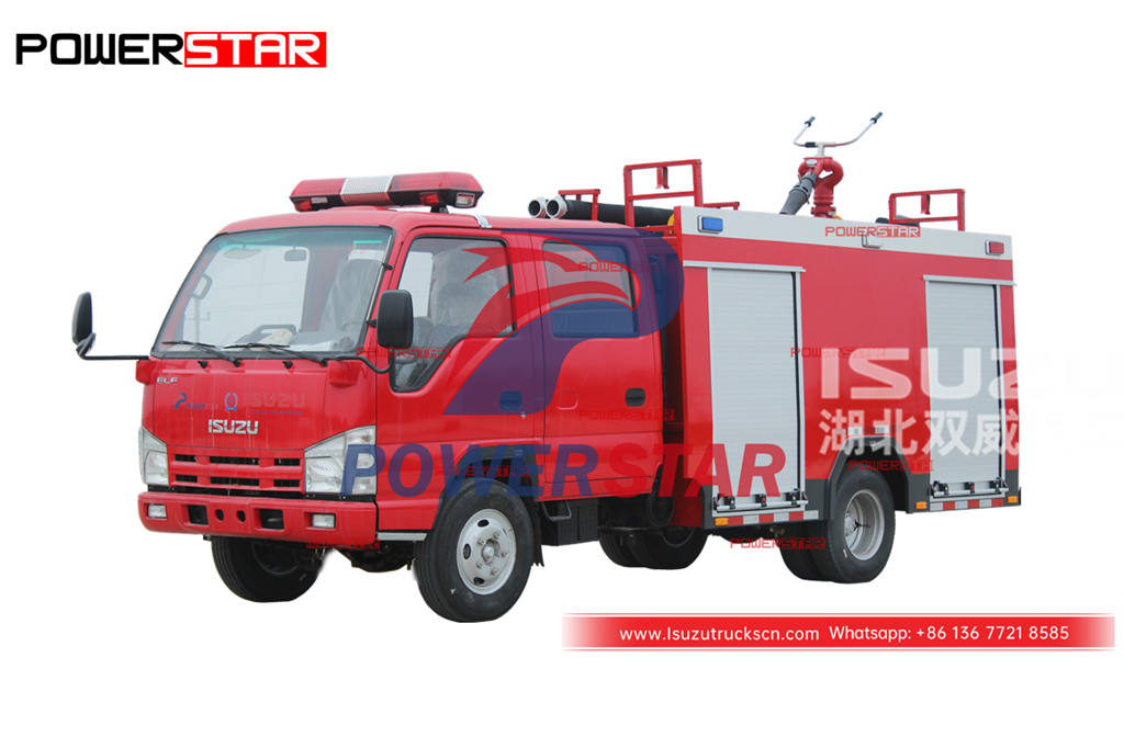 Bon prix ISUZU ELF 100P 4 × 4 pompier à vendre