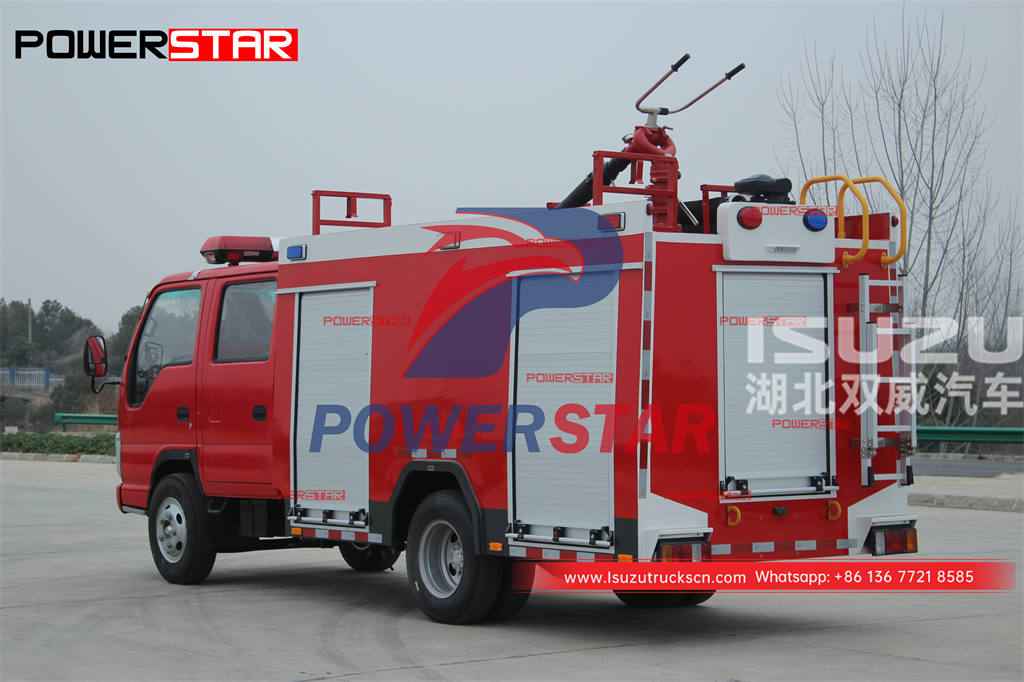 Camions de lutte contre l'incendie tout-terrain ISUZU 4WD de bonne qualité à vendre