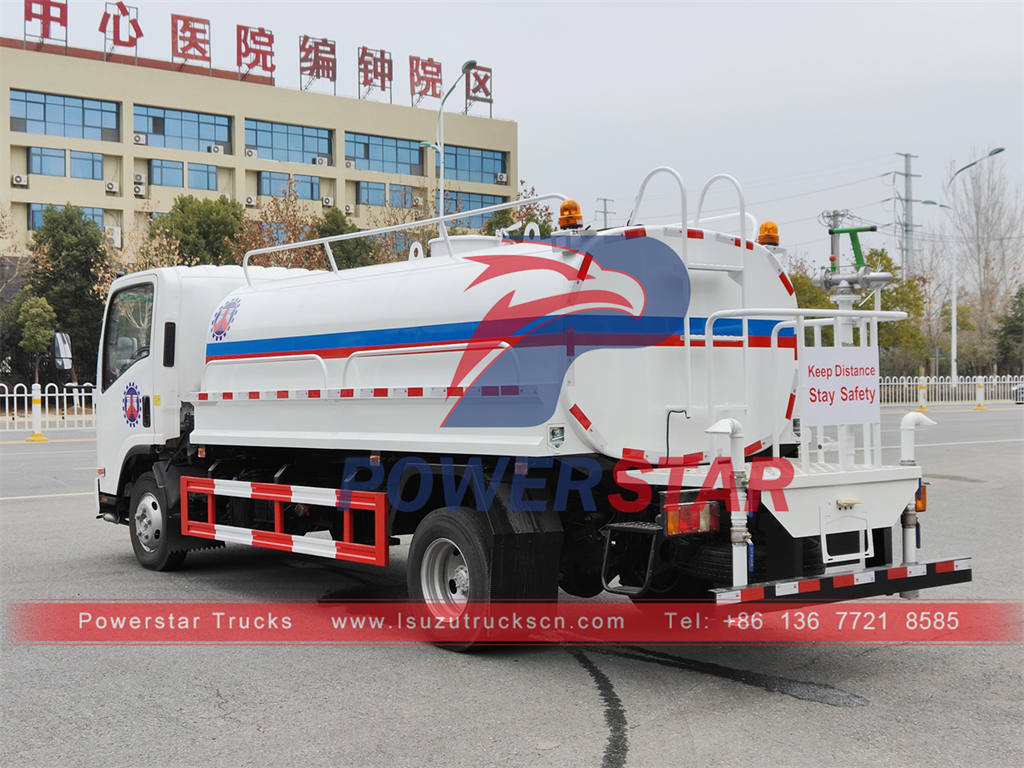 Nouveau camion de transport d'eau ISUZU 7CBM conçu à vendre