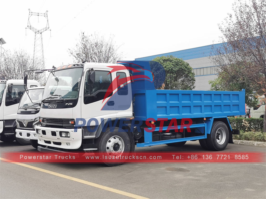 Camion benne ISUZU FVR 6 roues personnalisé pour les Philippines