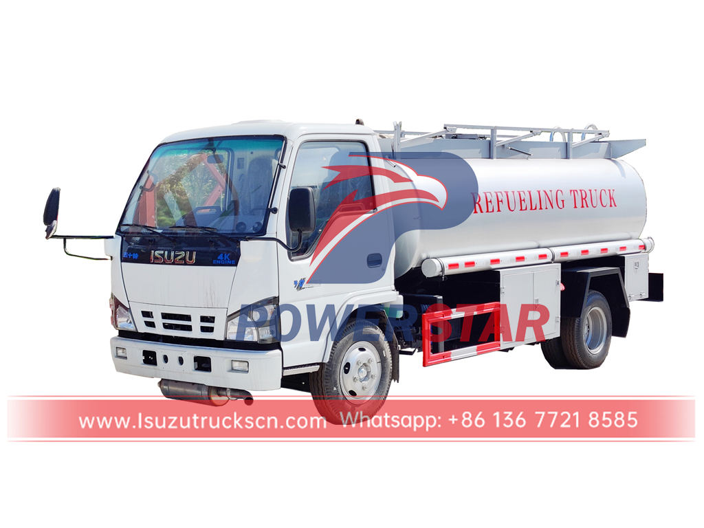 Camion de ravitaillement mobile ISUZU 4 × 2 5CBM à vendre