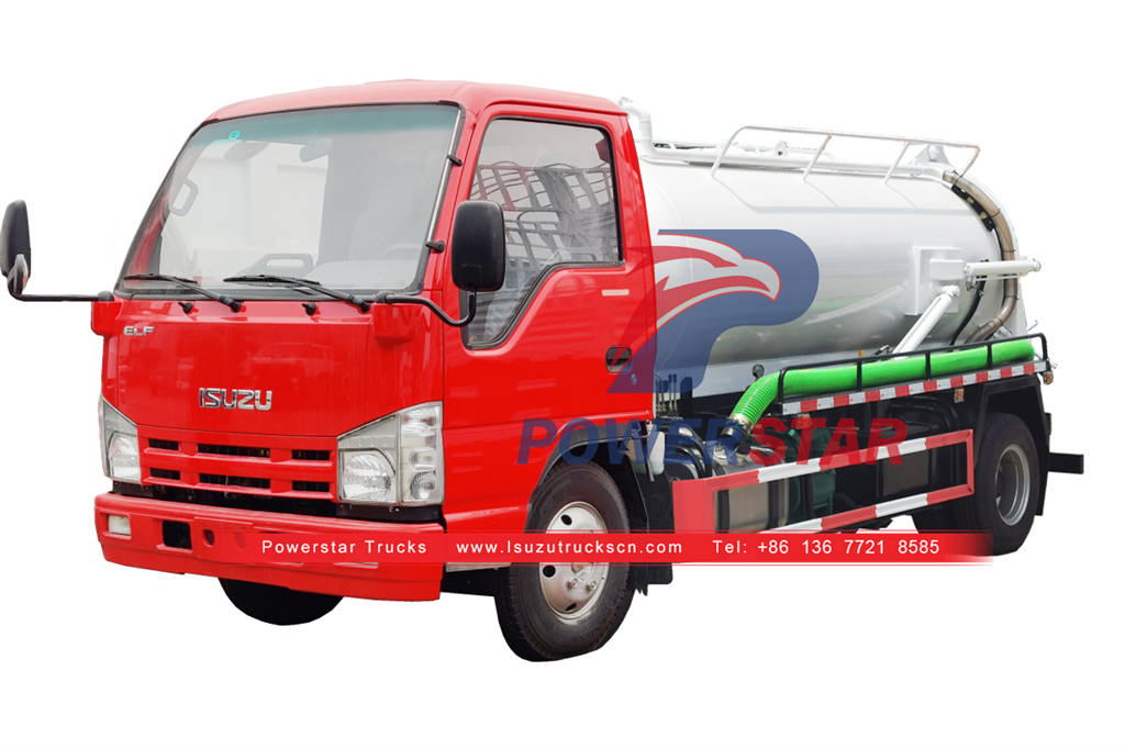 Mini camion nettoyeur d'égouts ISUZU à vendre
