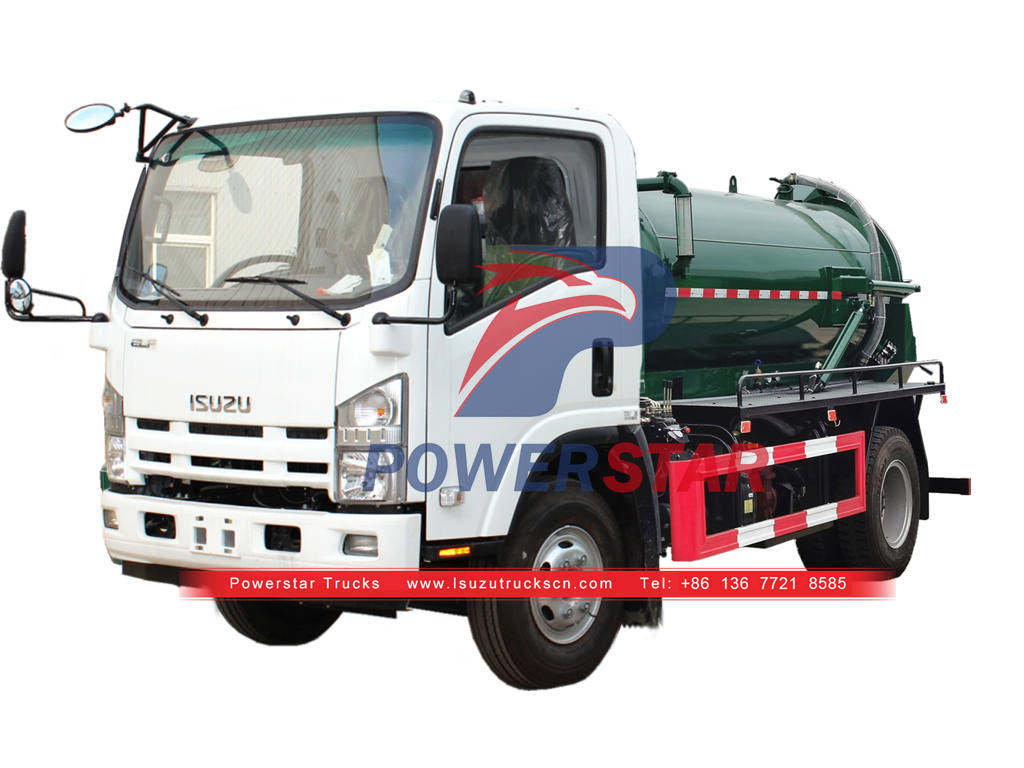 Camion de pompe à eaux usées sous vide ISUZU 6CBM à vendre