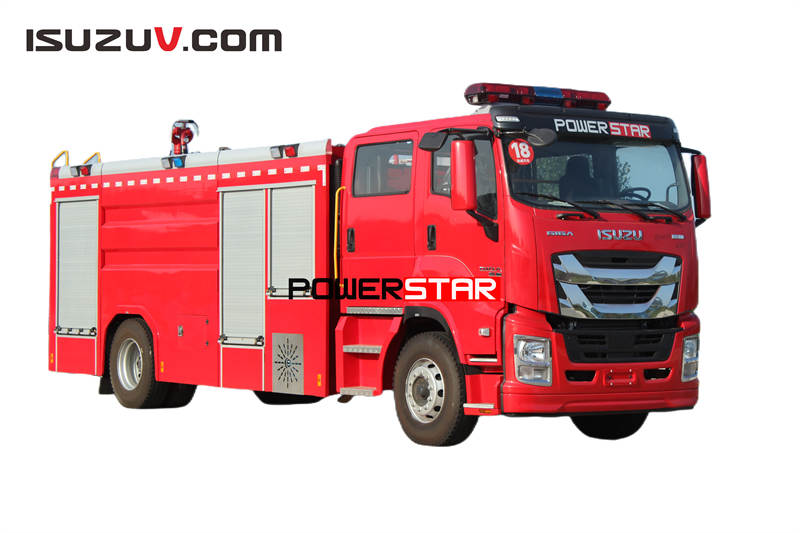 Fournisseur de camions de lutte contre l'incendie Isuzu giga