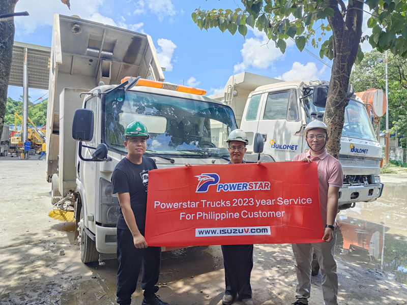 Camions balayeuses ISUZU pour les Philippines