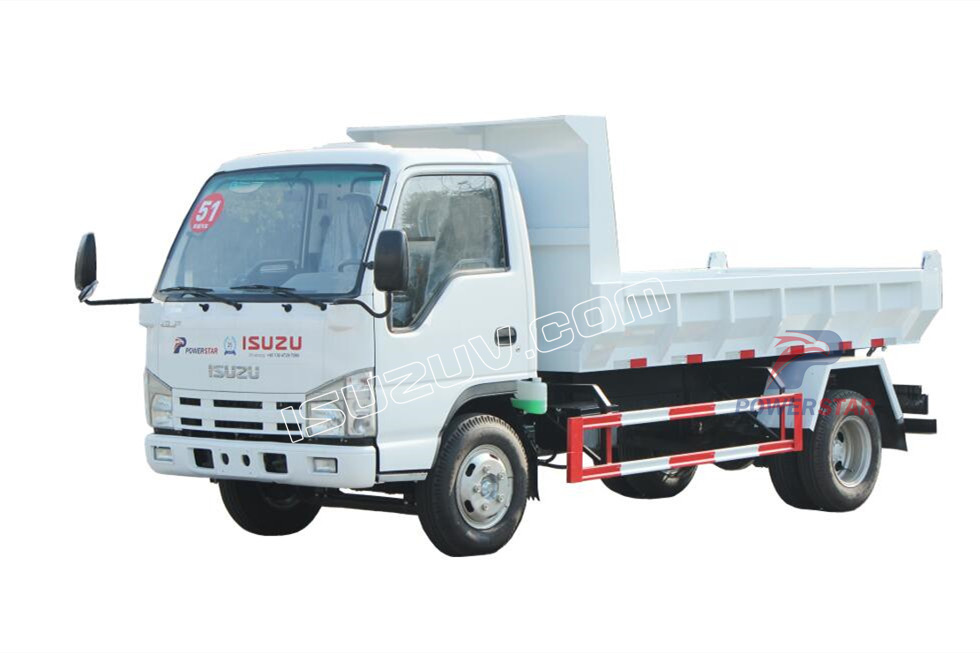 Japon 2tonne 3tonne Isuzu 4KH1 98HP camion à benne basculante