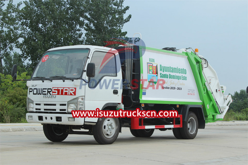 Camion compacteur de déchets Isuzu 6cbm