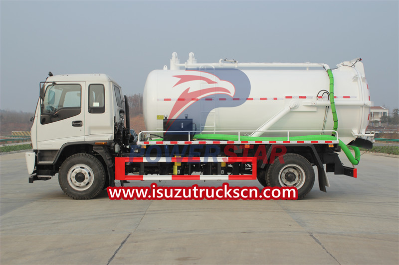 Camion d'eaux usées sous vide ISUZU FTR