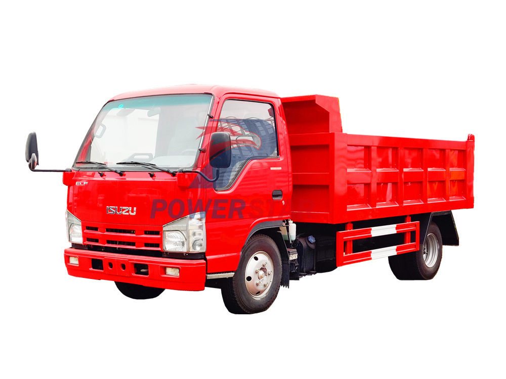 Mini camion à benne basculante Isuzu pour charges lourdes