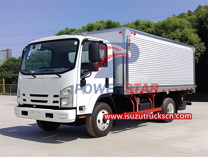 Camion fourgon en aluminium Isuzu