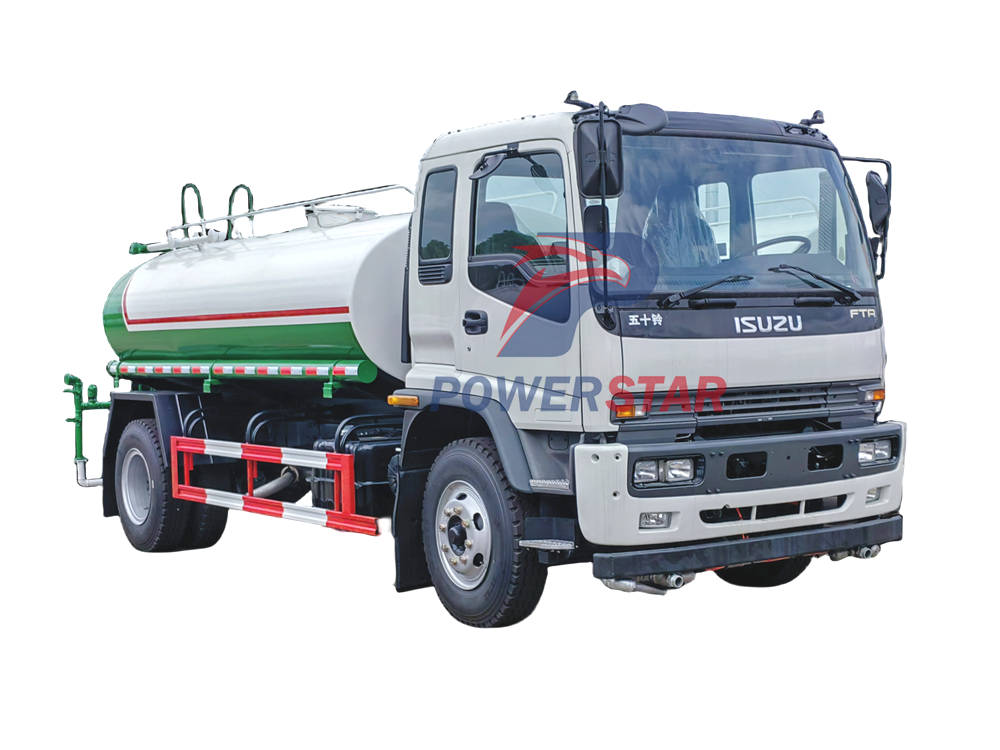 Camion d'eau de pulvérisation de 3000 gallons Isuzu