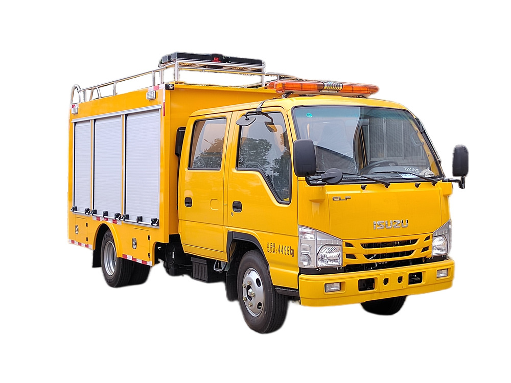 Camion générateur mobile Isuzu avec éclairage