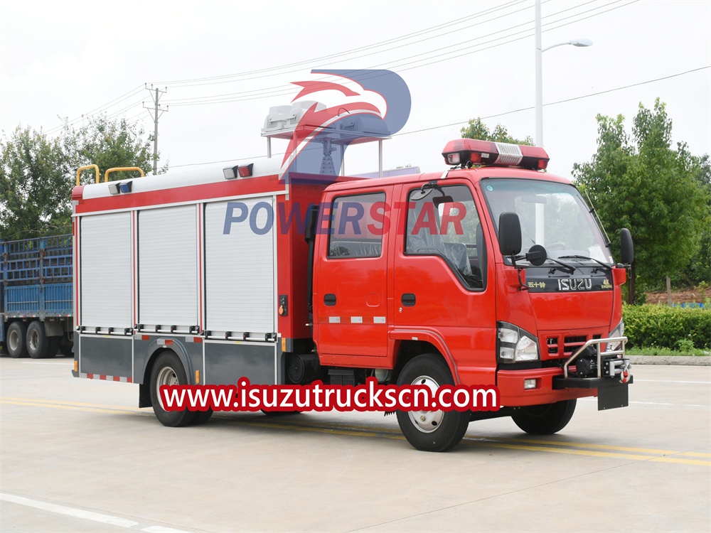 camions de pompiers isuzu