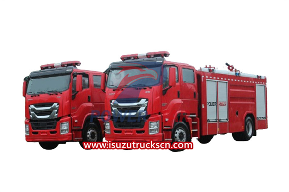 camion de pompiers isuzu