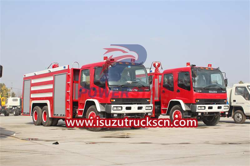 Camion de lutte contre l'incendie d'Isuzu FVZ