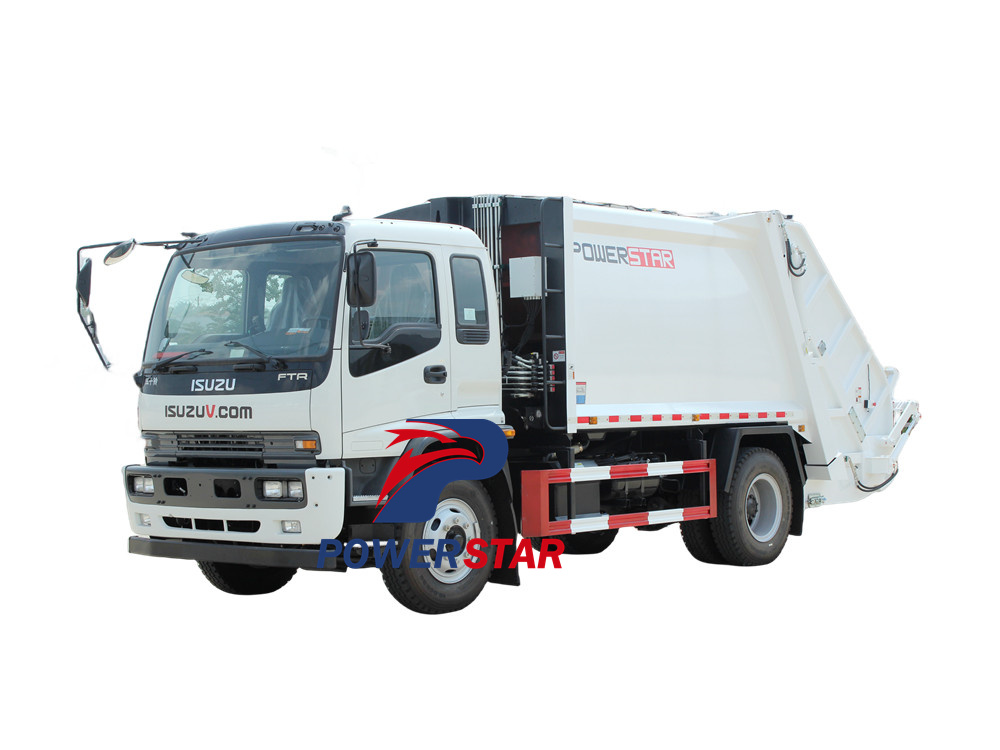 camion de collecte des ordures isuzu