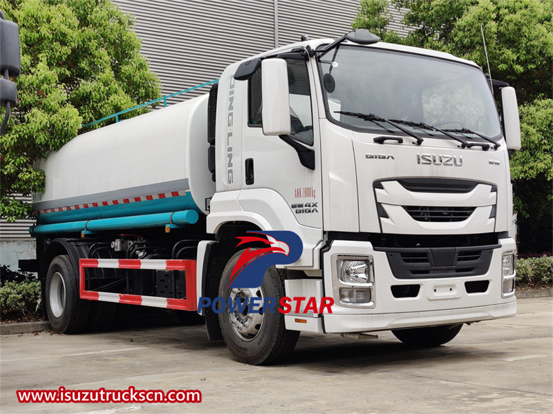 Camion-citerne à eau potable en acier inoxydable Isuzu GIGA