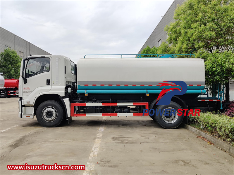 Camion-citerne à eau potable en acier inoxydable Isuzu GIGA