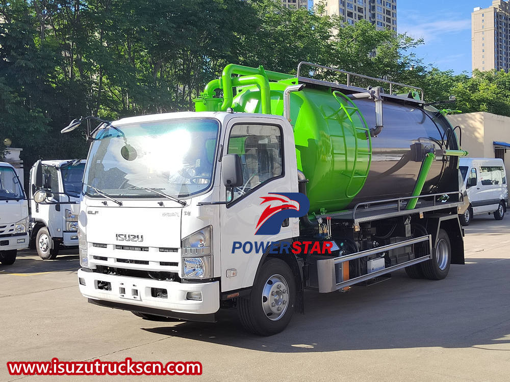 Camion pompe à eaux usées Isuzu