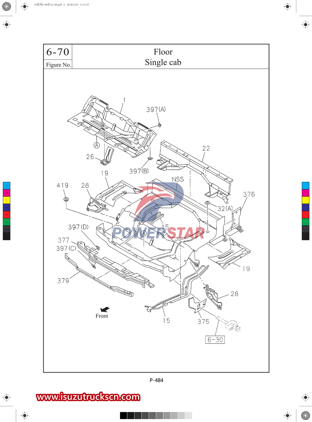 Catalogue de pièces commerciales Isuzu série N 2