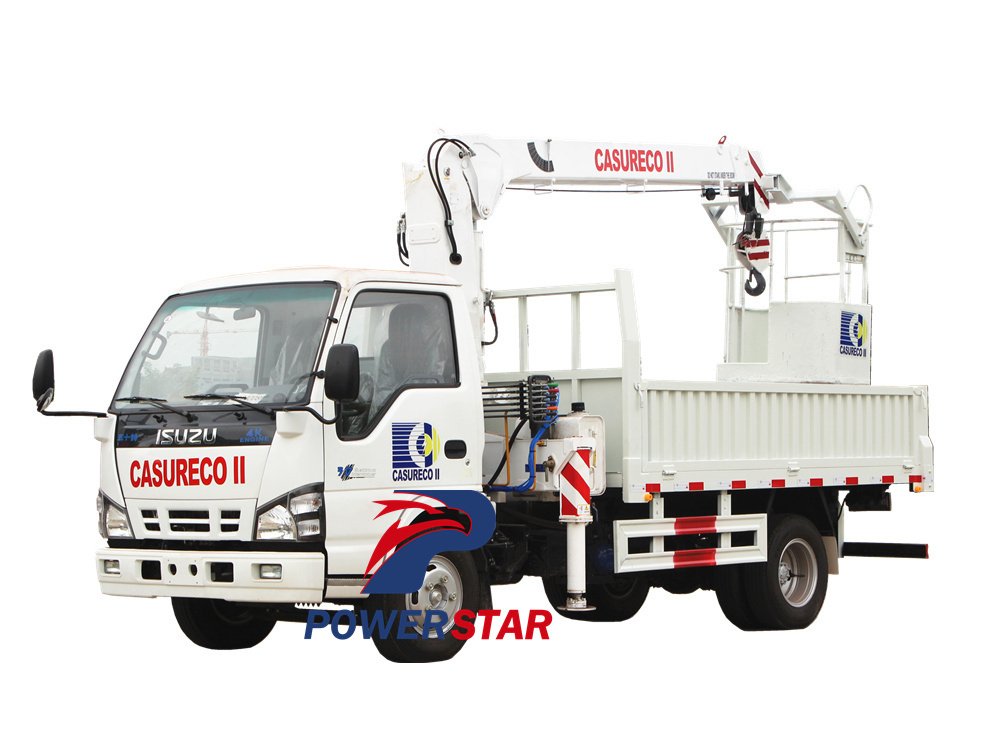 Camion élévateur homme Isuzu avec panier