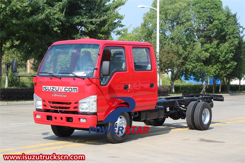 Châssis de camion double cabine Isuzu 100P