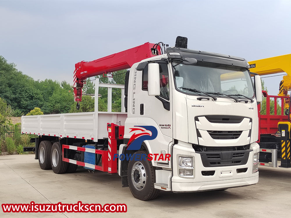 Camion grue télescopique Isuzu