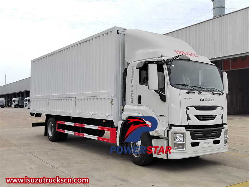 Camion fourgon à ailes Isuzu Giga 6 roues