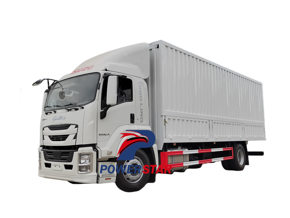 Camion fourgon à ailes Isuzu Giga 6 roues