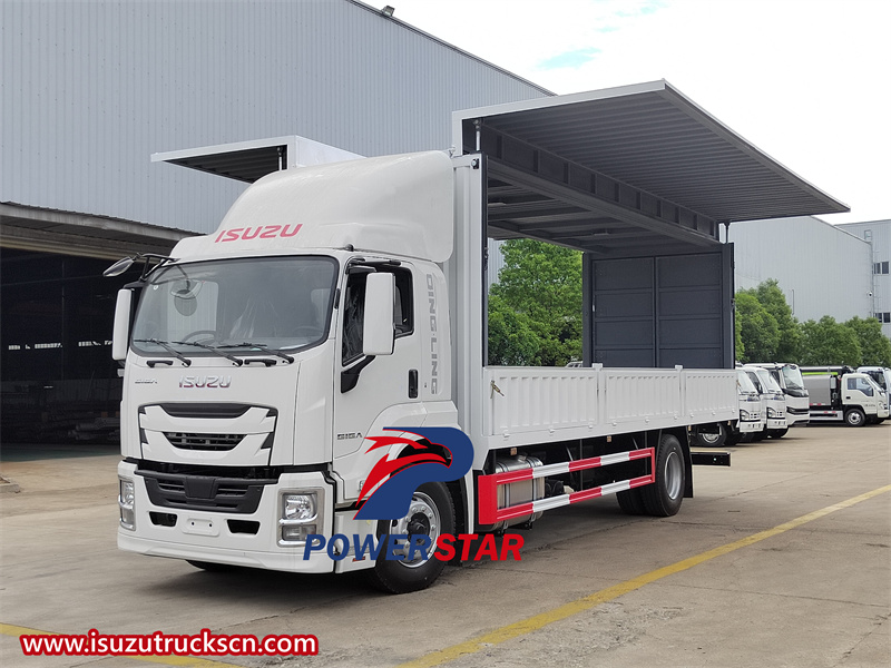 Camion diesel fourgon à ailes Isuzu GIGA