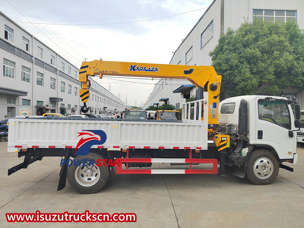 Isuzu Truck mounted crane