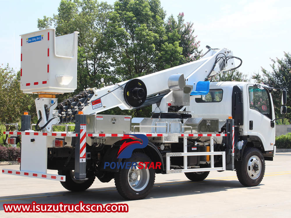 Isuzu high altitude operation truck