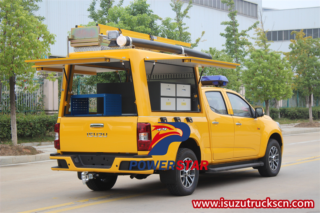 ISUZU 4x4 offroad pickup mobile workshop truck