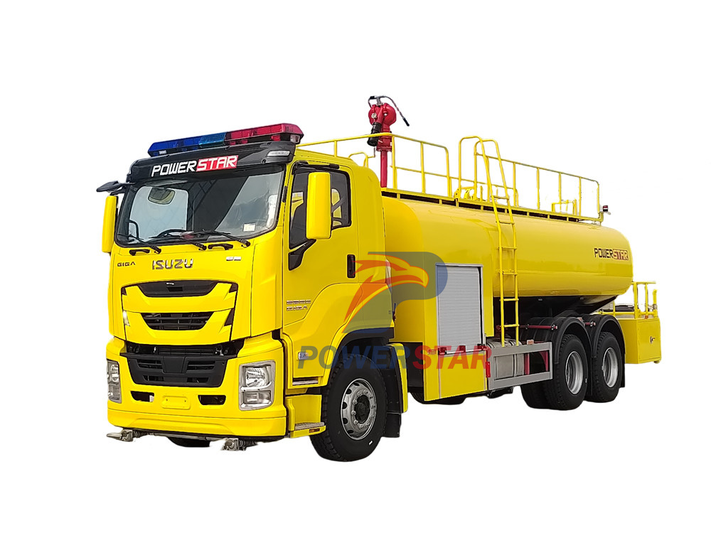 Isuzu VC61 water fire truck with 6UZ1 engine 