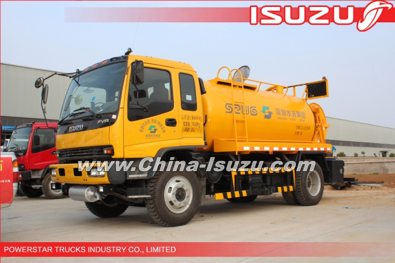 CHINA BEST 14,000L HIGH-PRESSURE CLEANER, SEWER FLUSHING TRUCK