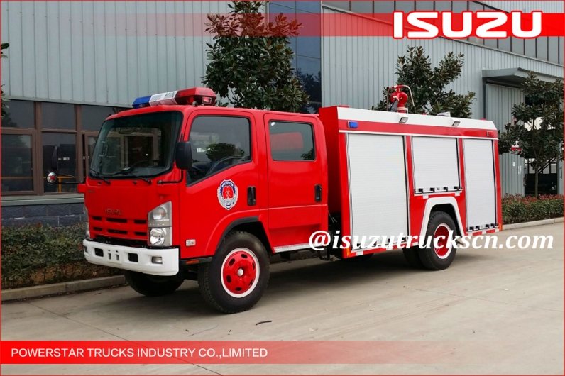 Low price of Isuzu 4000L Japanese Water Tank Fire Trucks