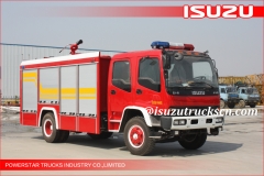 Camions Isuzu féline eau mousse anti-incendie de 6Wheels