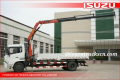 Vente directe de 8 tonnes au Japon Isuzu télescopique Boom Truck Mounted Crane de l'usine