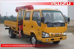 japonais 2,1 tonne Isuzu transport camion grue