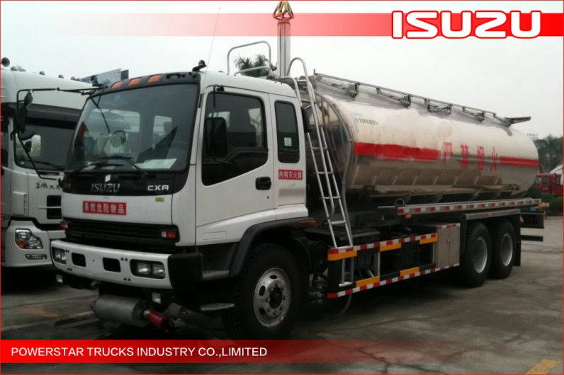 ISUZU Mobile Refueling Oil tank truck 6x4, Oil Delivery Trucks 20000L