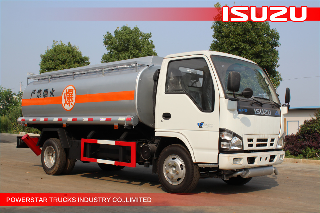 4000L (1,056 US Gallon) 4x2 ISUZU chassis (115HP) Mobile Refueling truck for Light Gasoline/Diesel Delivery